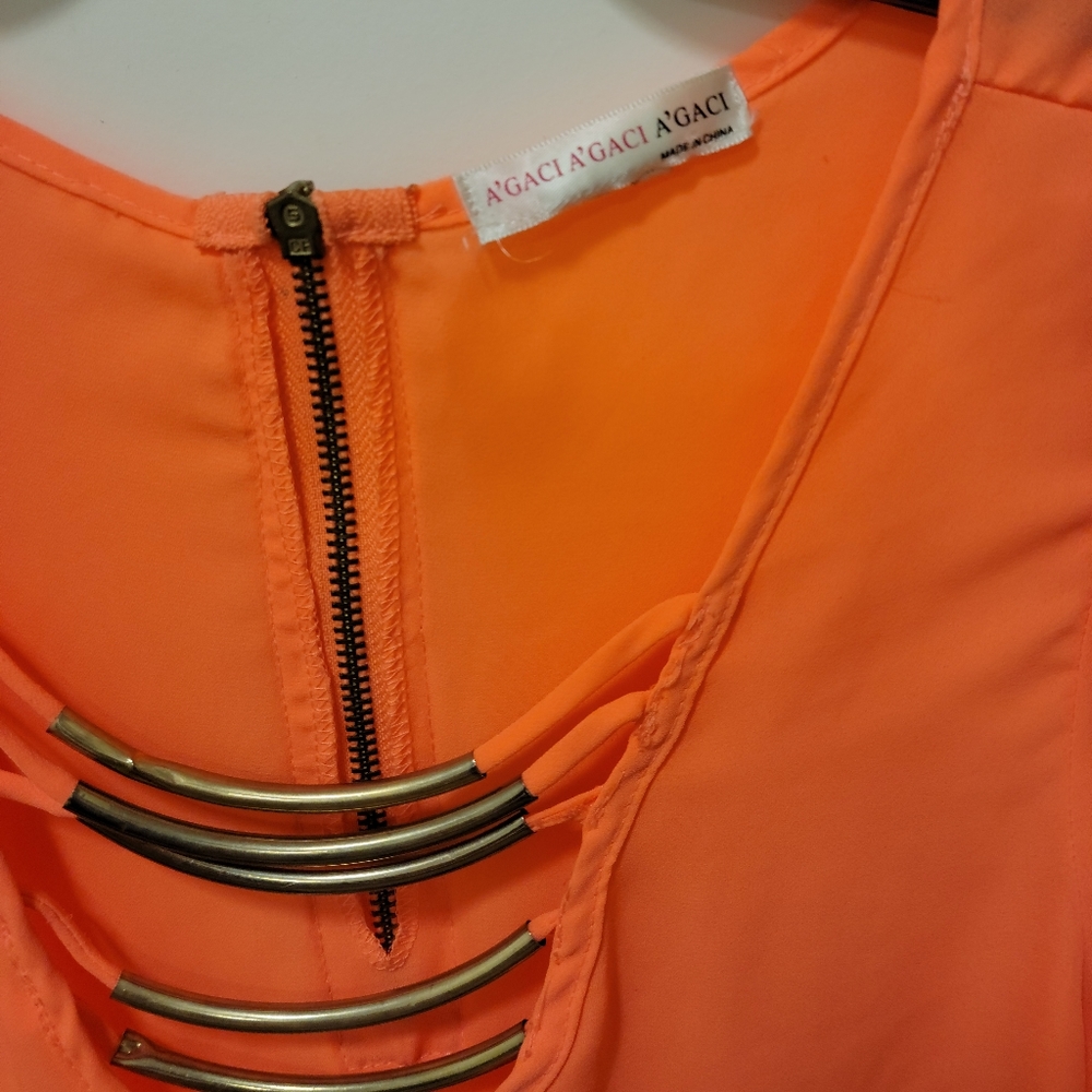 Orange Blouse - Picture 3 of 3
